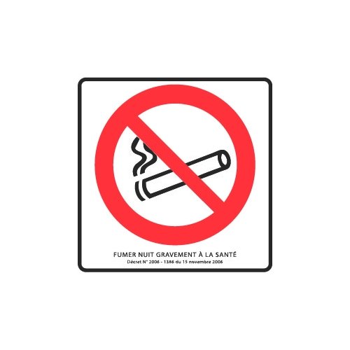 Lot - Adhésif Interdit de Fumer