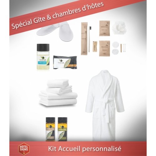 Kit accueil premium personnalisé – Gîte / Chambre d’hôtes