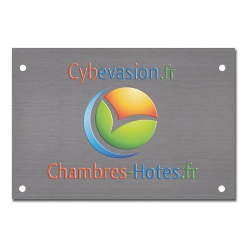 Plaque professionnelle aluminium - Sur Mesure