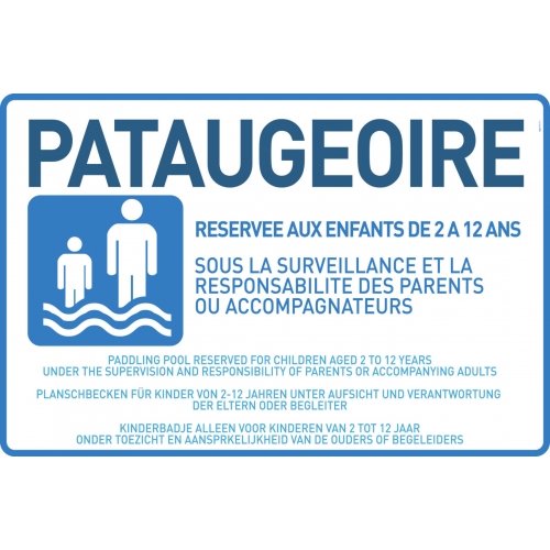 Panneau information Pateaugeoire