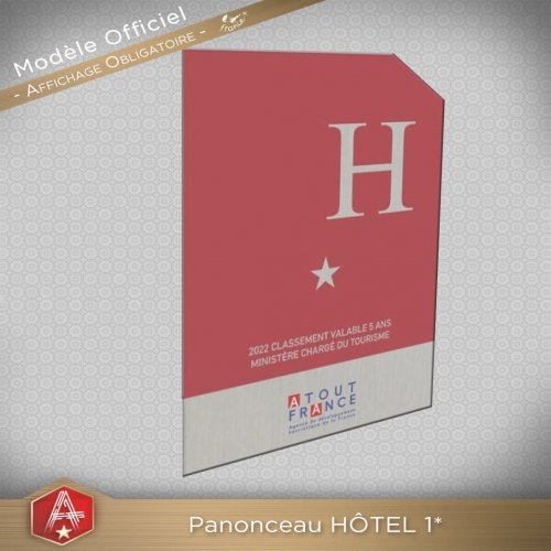 Panonceau de classement HÔTEL 1 *