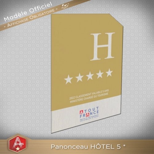 Panonceau de classement HÔTEL 5 *